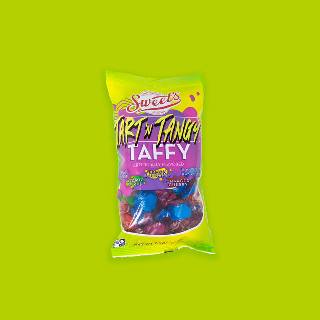 Twenty Seven Hats - Branding, Packaging, Graphic Design, 3D Render & Photography for Sweet Candy Company - Tart 'N Tangy Taffy 7.5oz