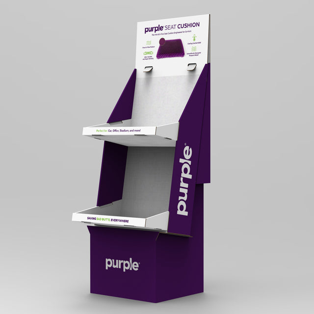 Purple Retail Display Render for Wasatch Container