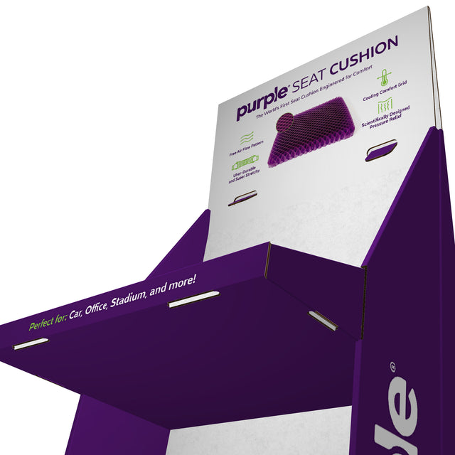Purple Retail Display Render (Closeup) for Wasatch Container